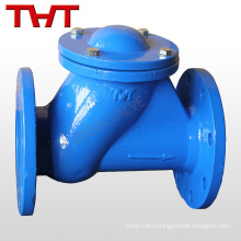 Iron flange ball galvanized check valve italy / non-return flap valve